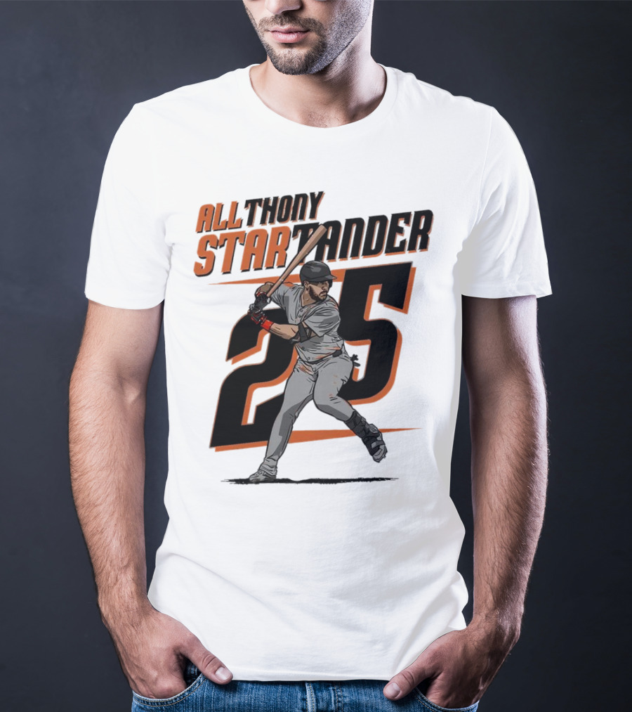 Anthony Santander All-Star Baseball Player Number 25 Baltimore T-Shirt