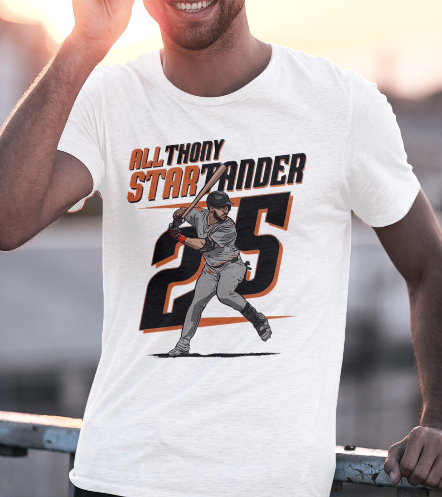 Anthony Santander All-Star Baseball Player Number 25 Baltimore T-Shirt