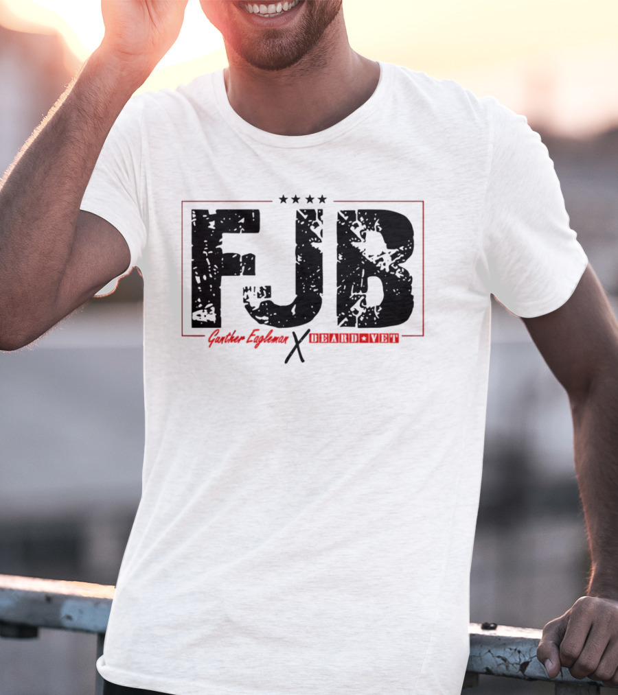 FJB Gunther Eagleman Beard Vet Collaboration Stars T-Shirt