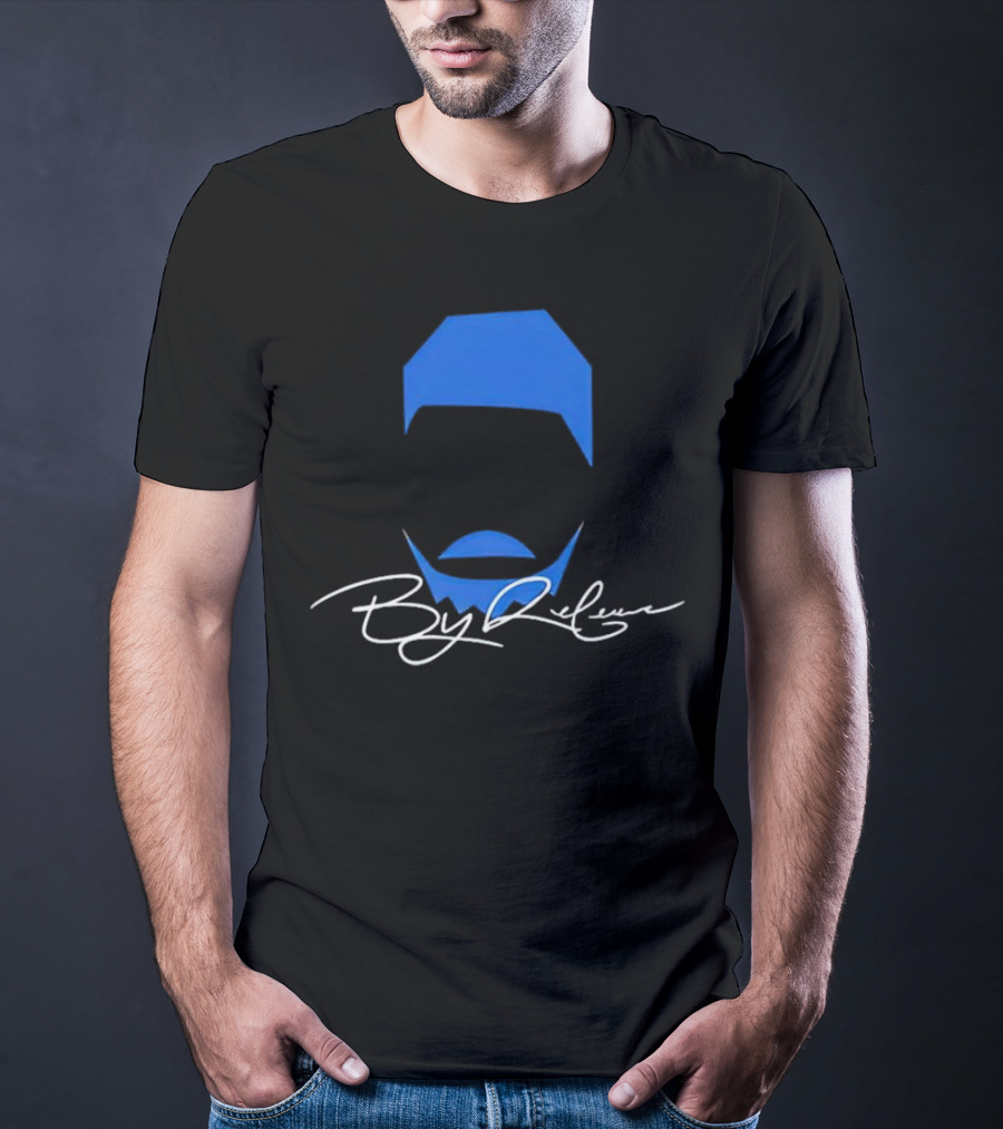 By Release Signature Blue Hat And Beard T-Shirt