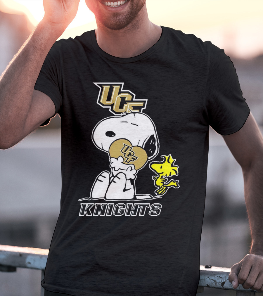 Snoopy And Woodstock UCF Knights Football Team Spirit T-Shirt
