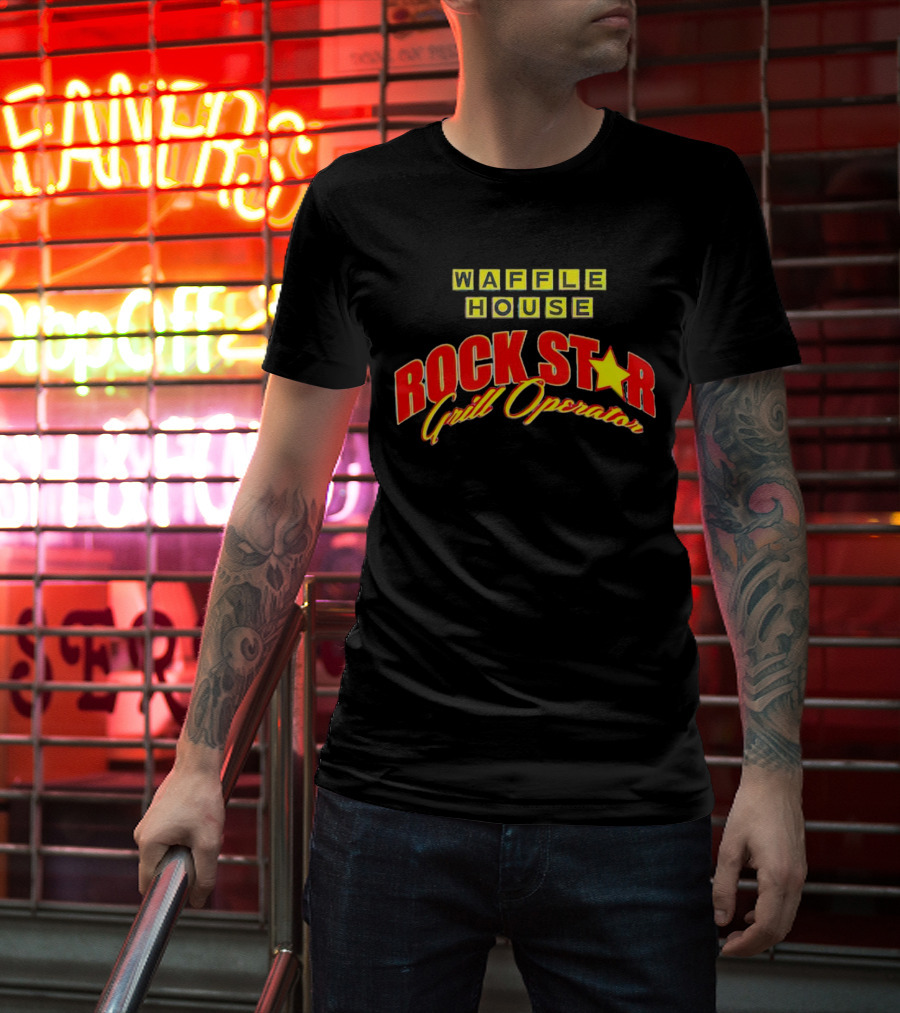 Waffle House Rock Star Grill Operator T-Shirt