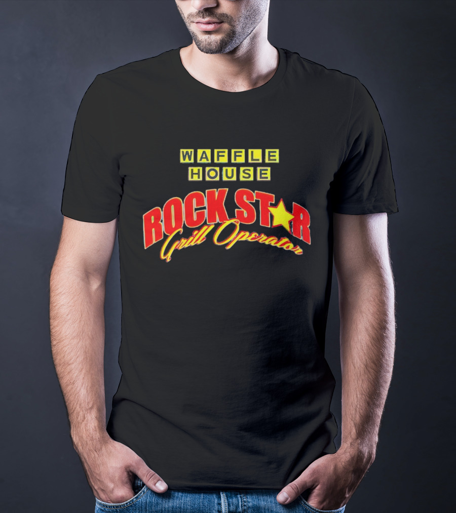 Waffle House Rock Star Grill Operator T-Shirt