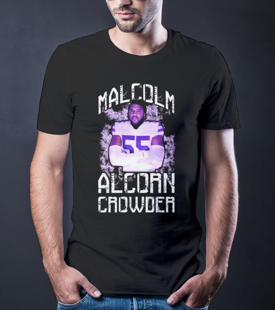 Malcolm Alcorn Crowder Kansas State Wildcats 55 T-Shirt