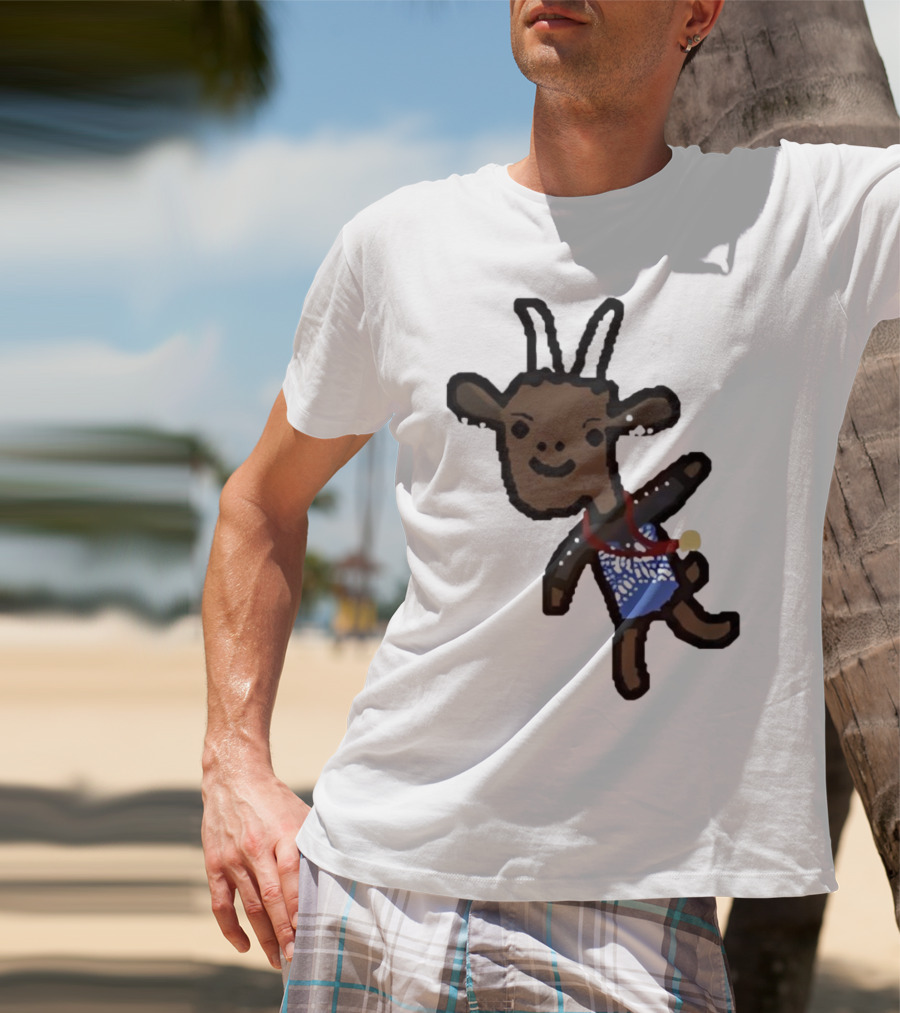 Goat Wearing Medal Inspired By Gymnastics Champion T-Shirt