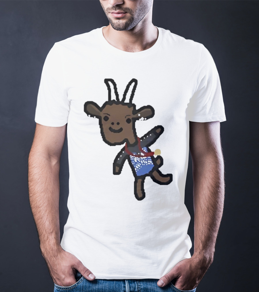 Goat Wearing Medal Inspired By Gymnastics Champion T-Shirt