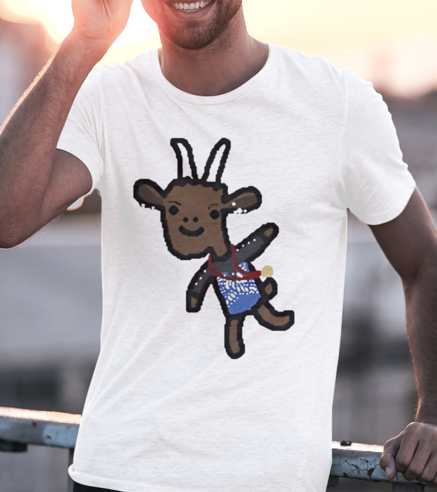 Goat Wearing Medal Inspired By Gymnastics Champion T-Shirt