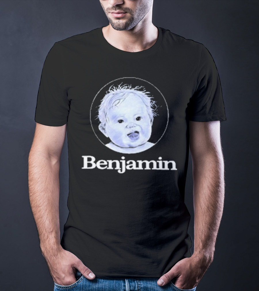 Garrett Watts Baby Benjamin Funny Sketch Drawing T-Shirt