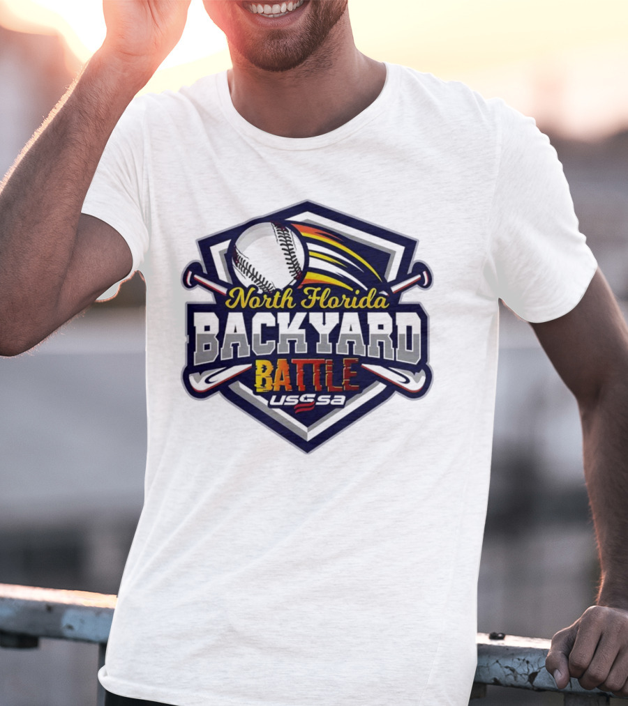 North Florida Backyard Battle Baseball USSSA T-Shirt
