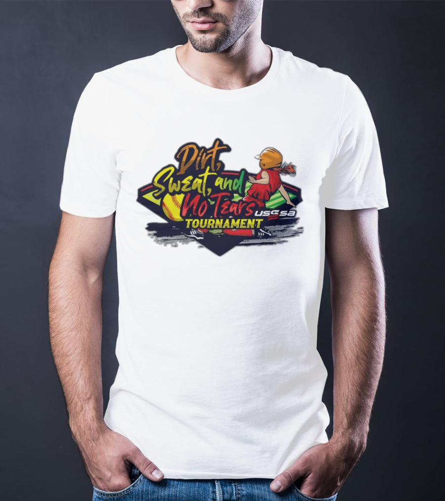 USSSA Texas Dirt Sweat And No Tears Tournament T-Shirt