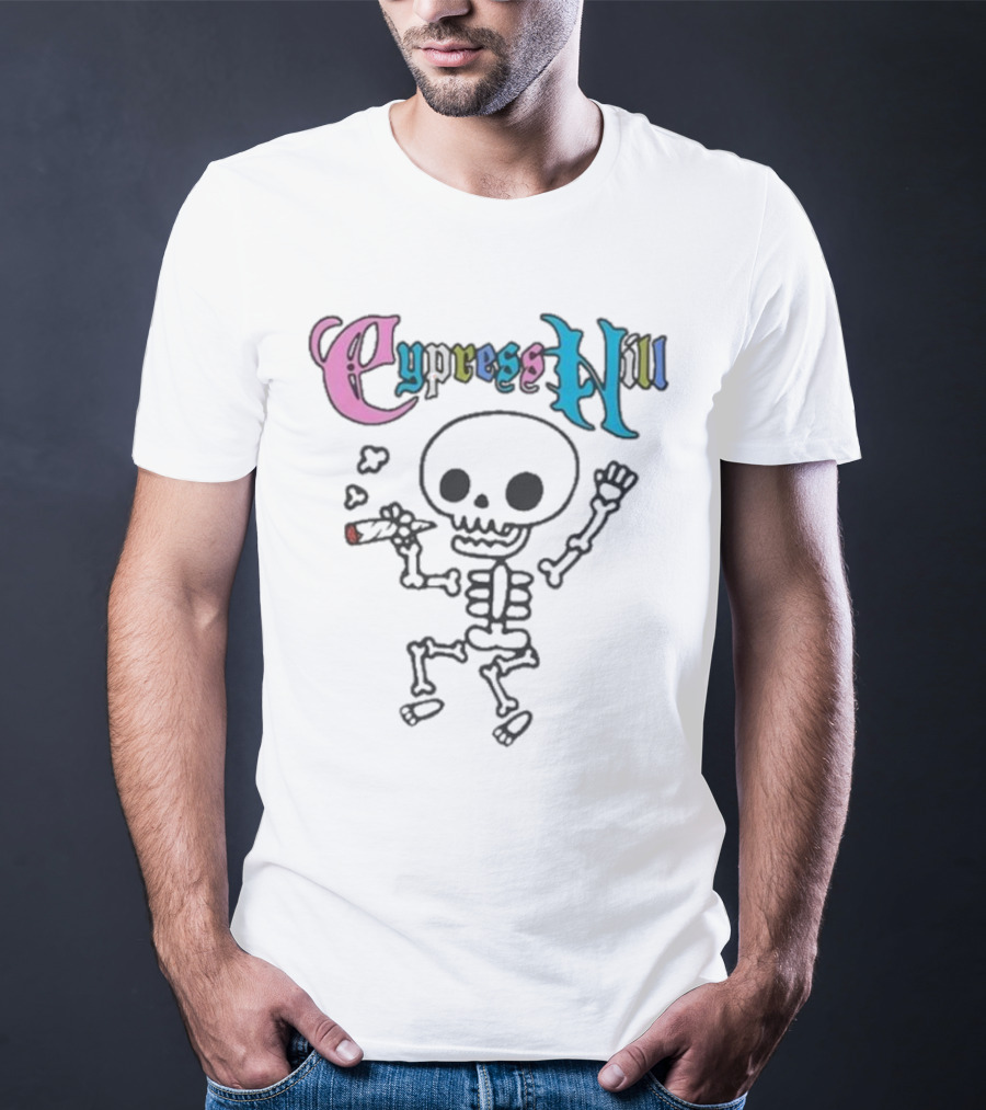 Cypress Hill Colorful Gothic Skull T-Shirt
