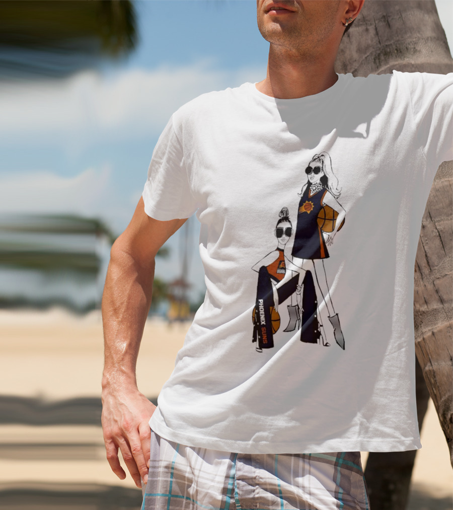 Phoenix Suns G-III 4Her Basketball Girls Fitted Fashion T-Shirt