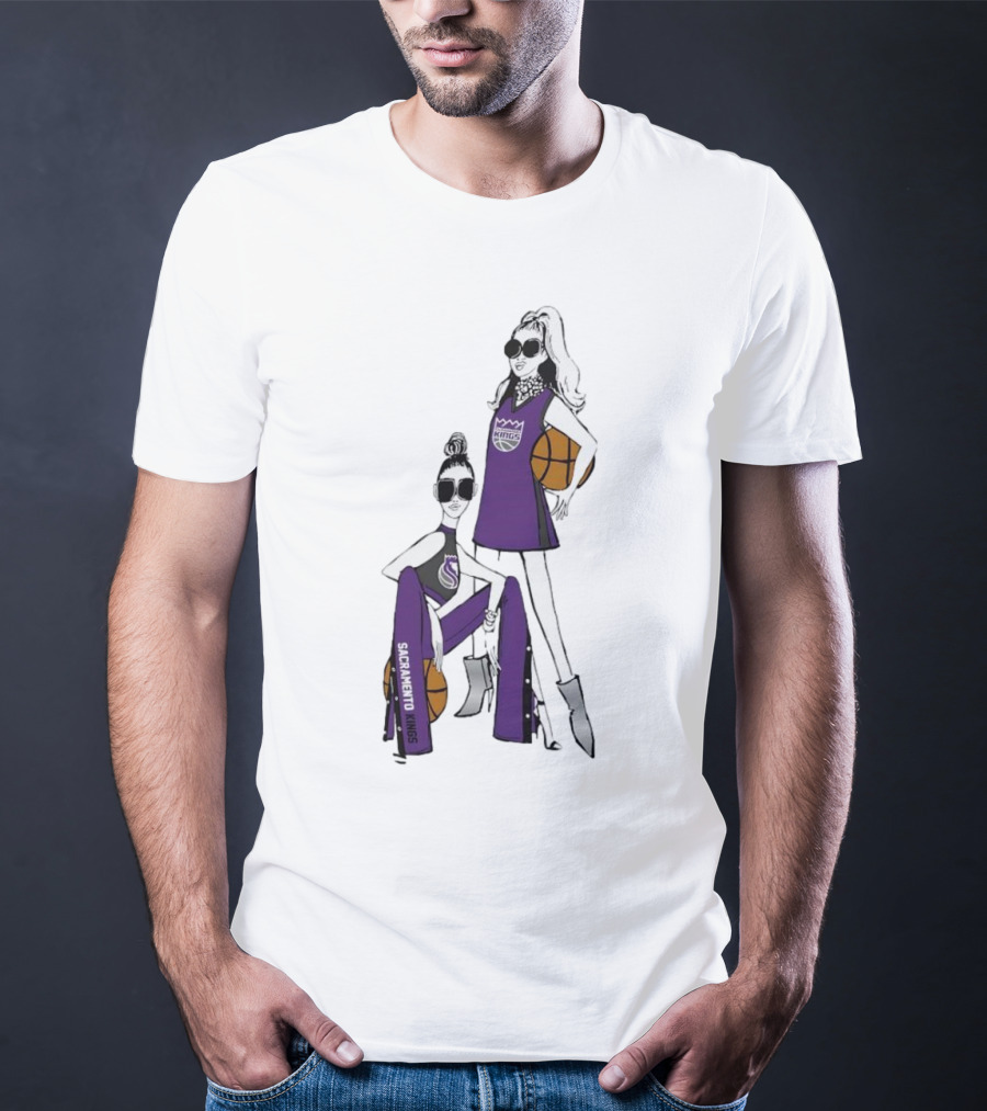 Sacramento Kings G-III 4Her Basketball Girls Fashion T-Shirt