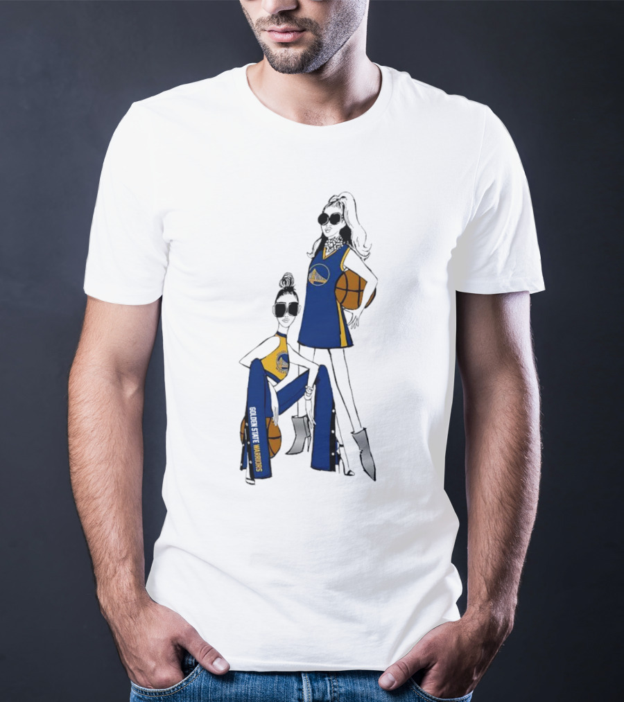 Golden State Warriors G-III 4Her Basketball Girls Fitted Fashion T-Shirt