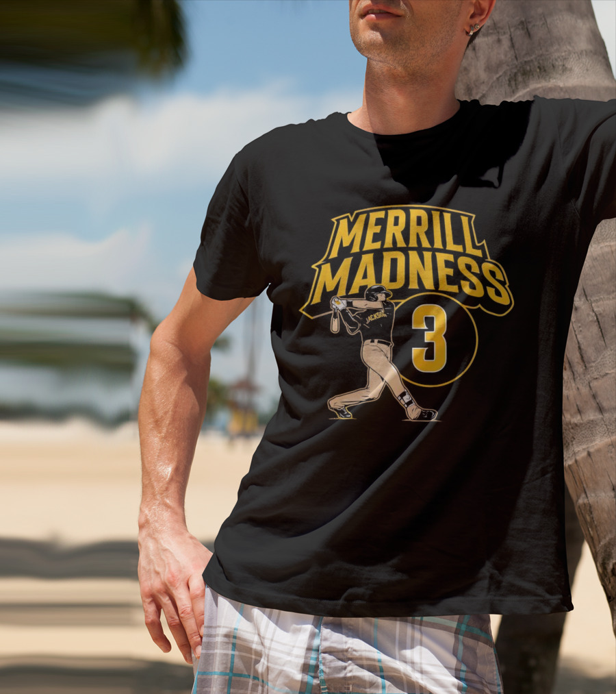 Merrill Madness 3 Jackson San Diego Padres T-Shirt