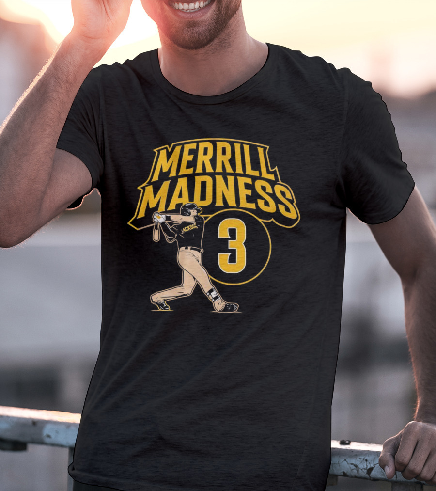 Merrill Madness 3 Jackson San Diego Padres T-Shirt