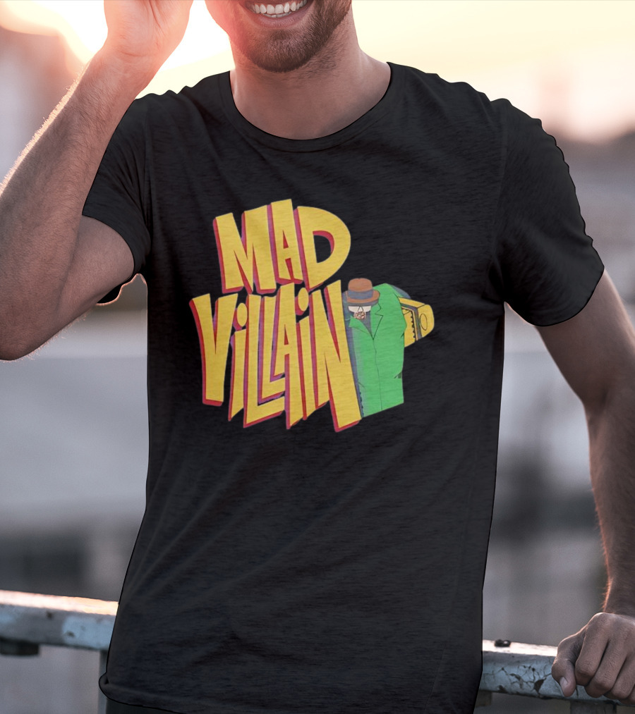 Mad Villain Lurk Mystery Figure In Green Trench Coat And Hat T-Shirt
