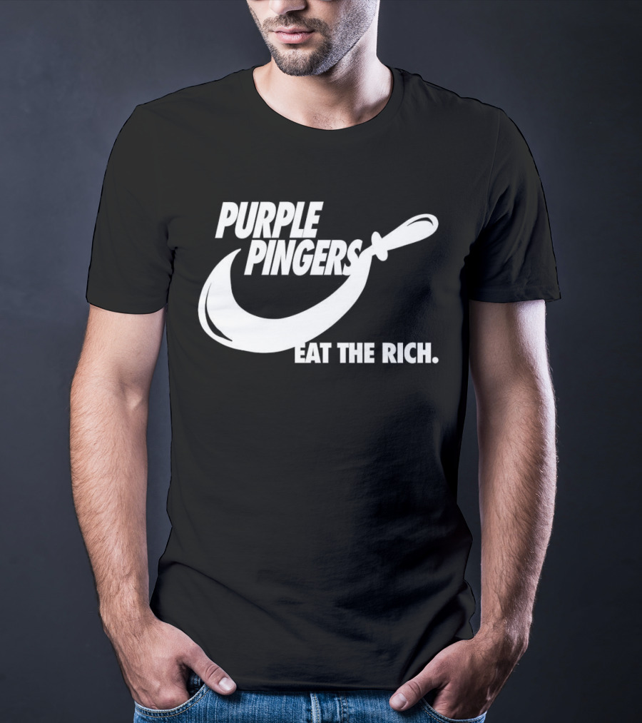 PURPLE PINGERS EAT THE RICH T-Shirt