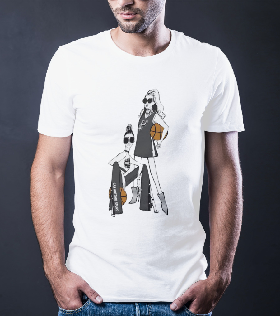 San Antonio Spurs G-III 4Her Basketball Fashion Fitted Girls T-Shirt