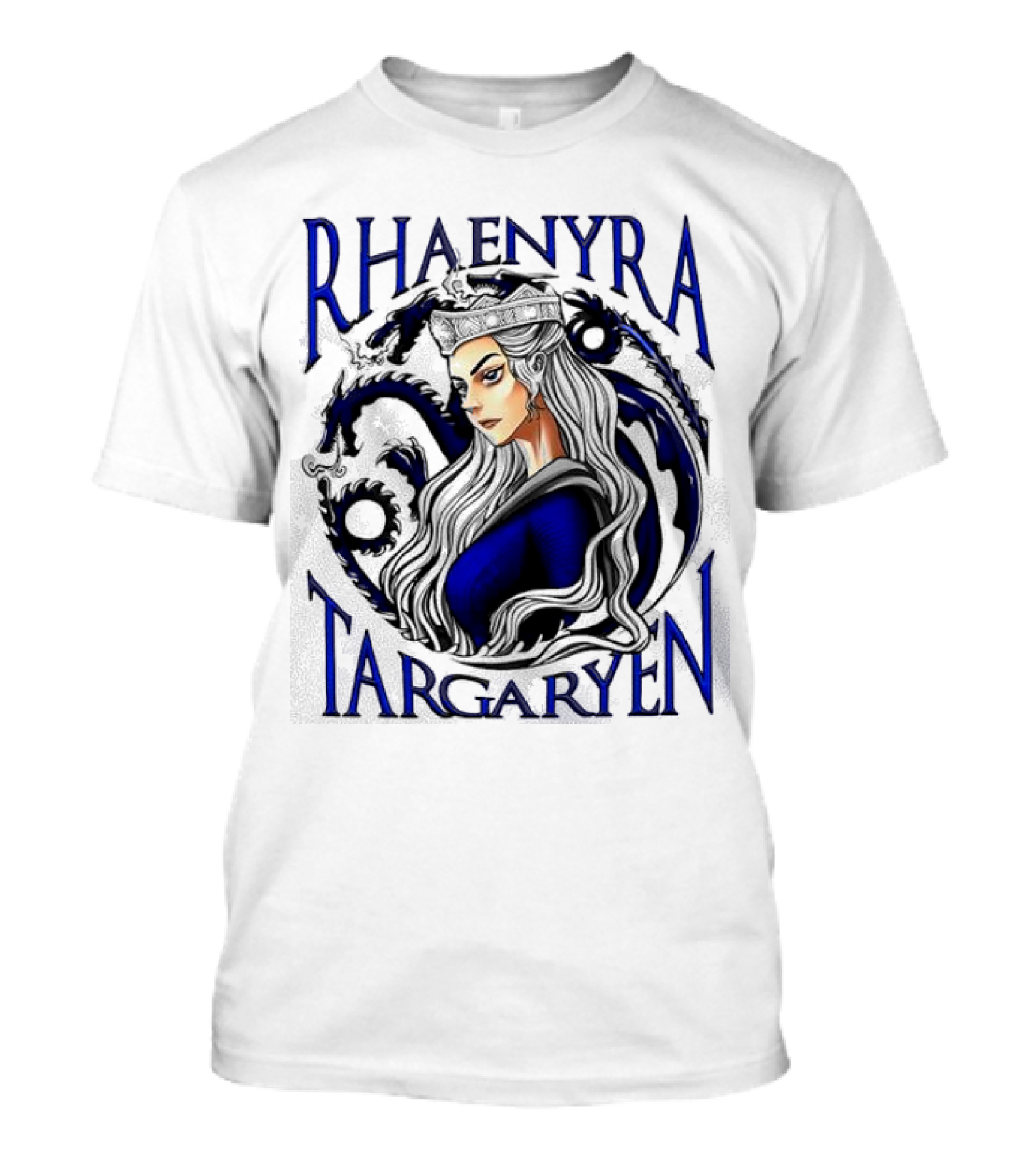 Rhaenyra Targaryen Dragon Emblem Royalty T-Shirt