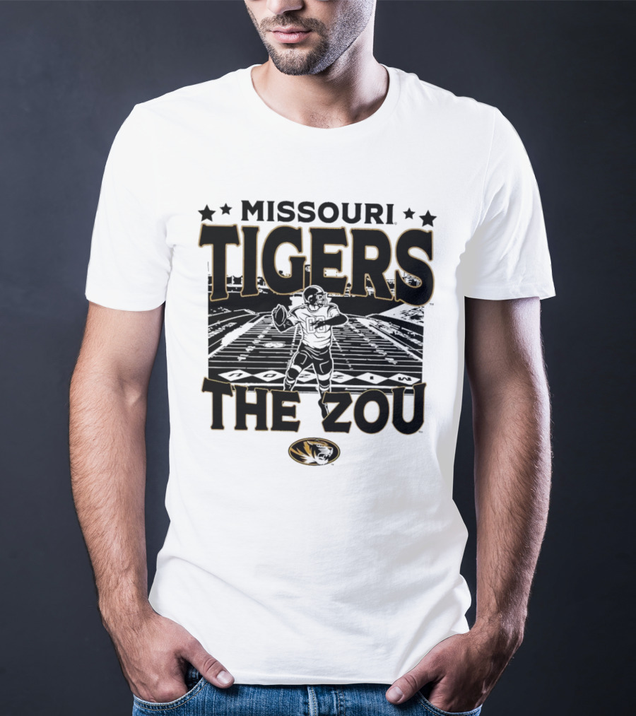 Missouri Tigers The Zou Football Gameday Couture T-Shirt