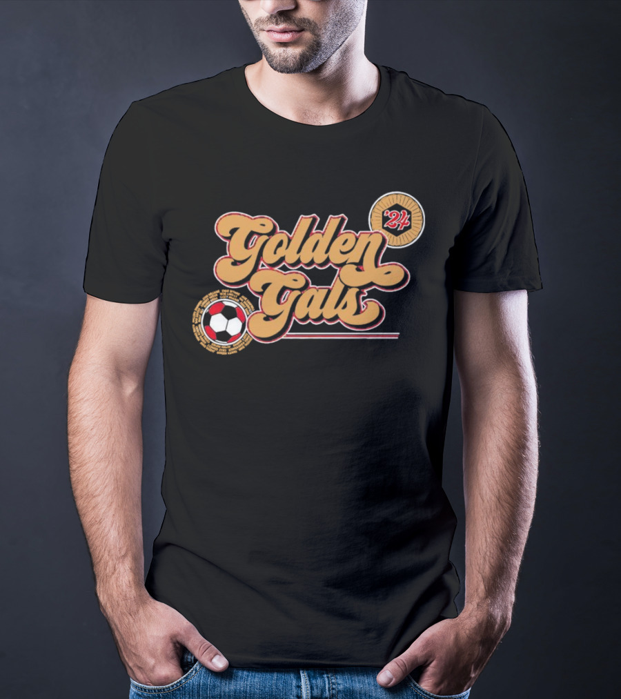 USWNTPA Golden Gals 24 Soccer USA T-Shirt