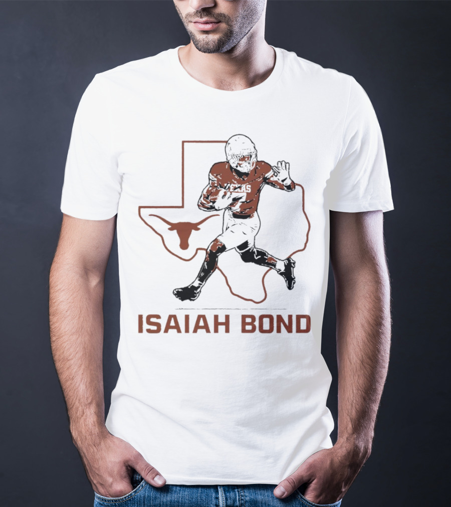 Isaiah Bond Texas Longhorns Football Running Back Star T-Shirt
