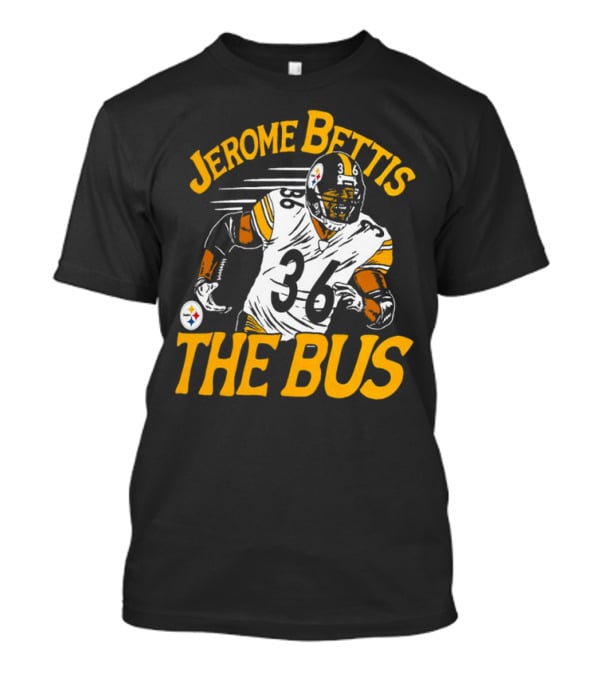 Jerome Bettis The Bus Pittsburgh Steelers 36 Caricature T-Shirt