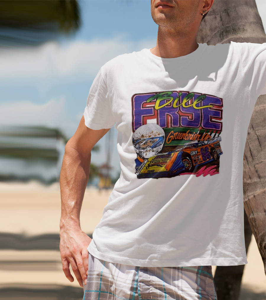 Bill Frye Greenbrier No.66 Dirt Late Model Car GRT Racing T-Shirt
