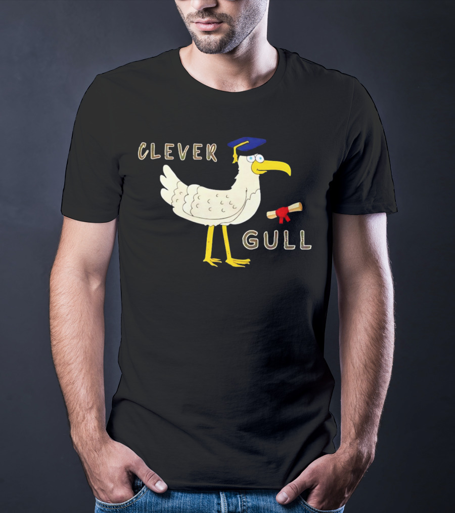 Clever Gull Graduation Humor Supersoft T-Shirt