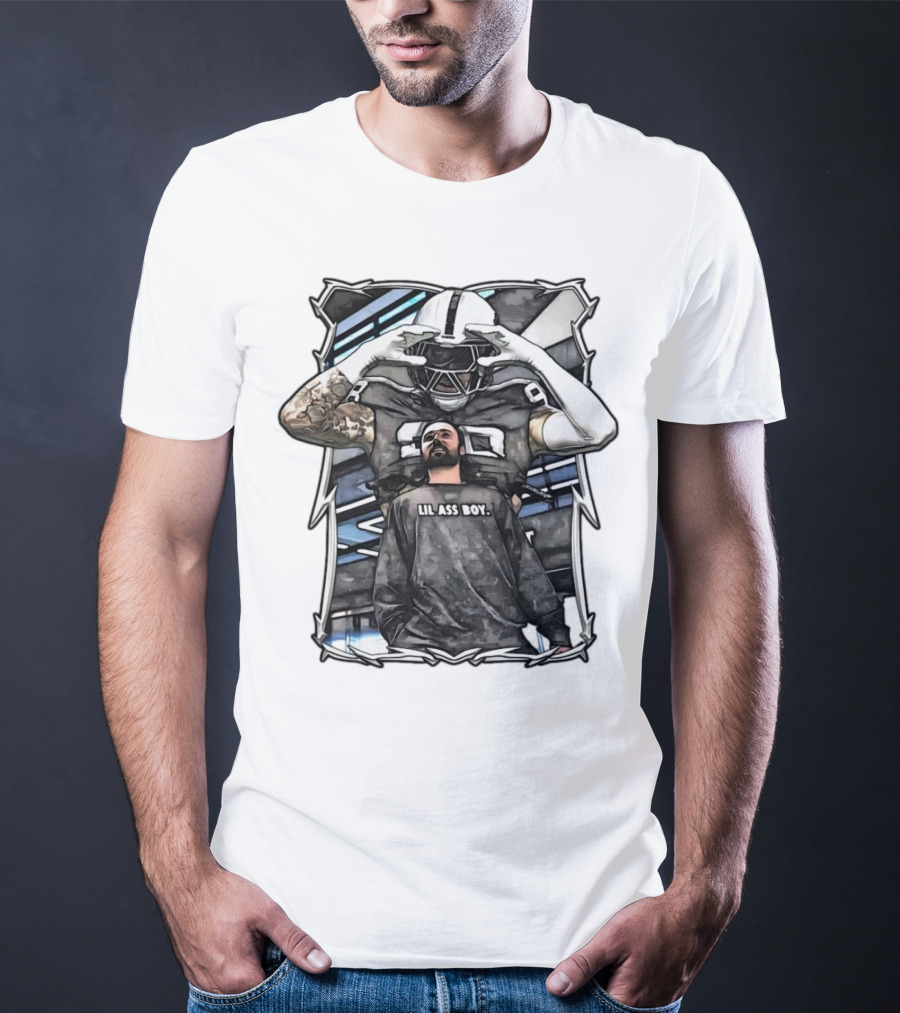 Las Vegas Raiders Maxx Crosby Lil Ass Boy Text With Football Player T-Shirt