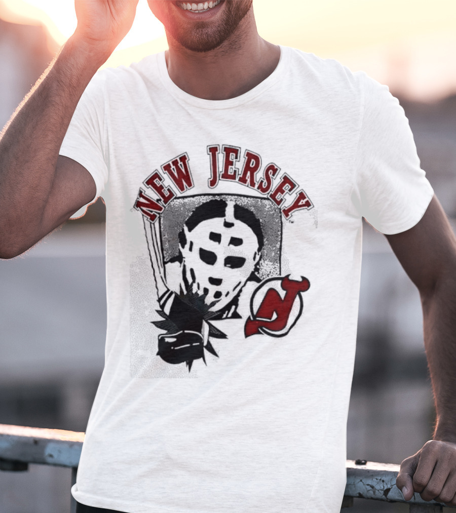 New Jersey Devils Retro Goalie Mask T-Shirt