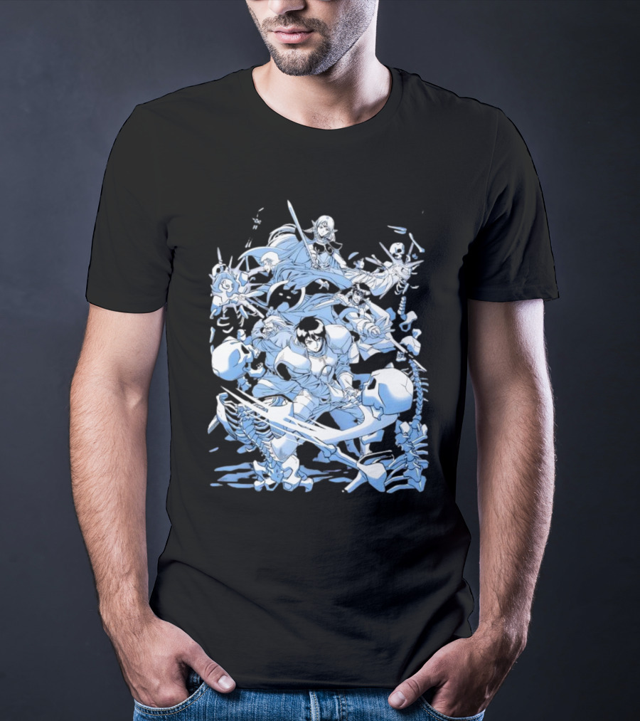 Record Of Lodoss War Party Formed Heroic Fantasy Battle T-Shirt