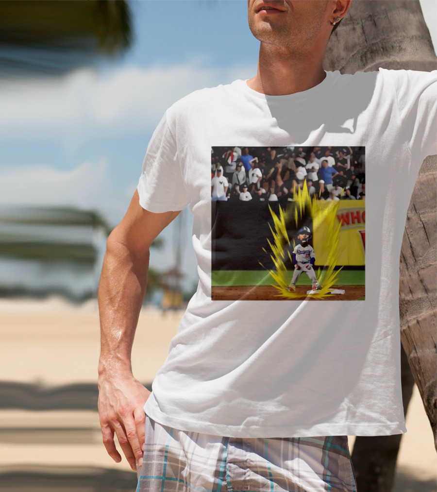 Teoscar Hernández Dodgers Super Saiyan Walk-Off Moment T-Shirt
