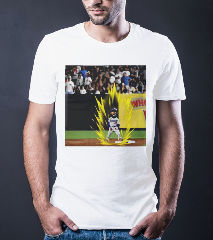 Teoscar Hernández Dodgers Super Saiyan Walk-Off Moment T-Shirt