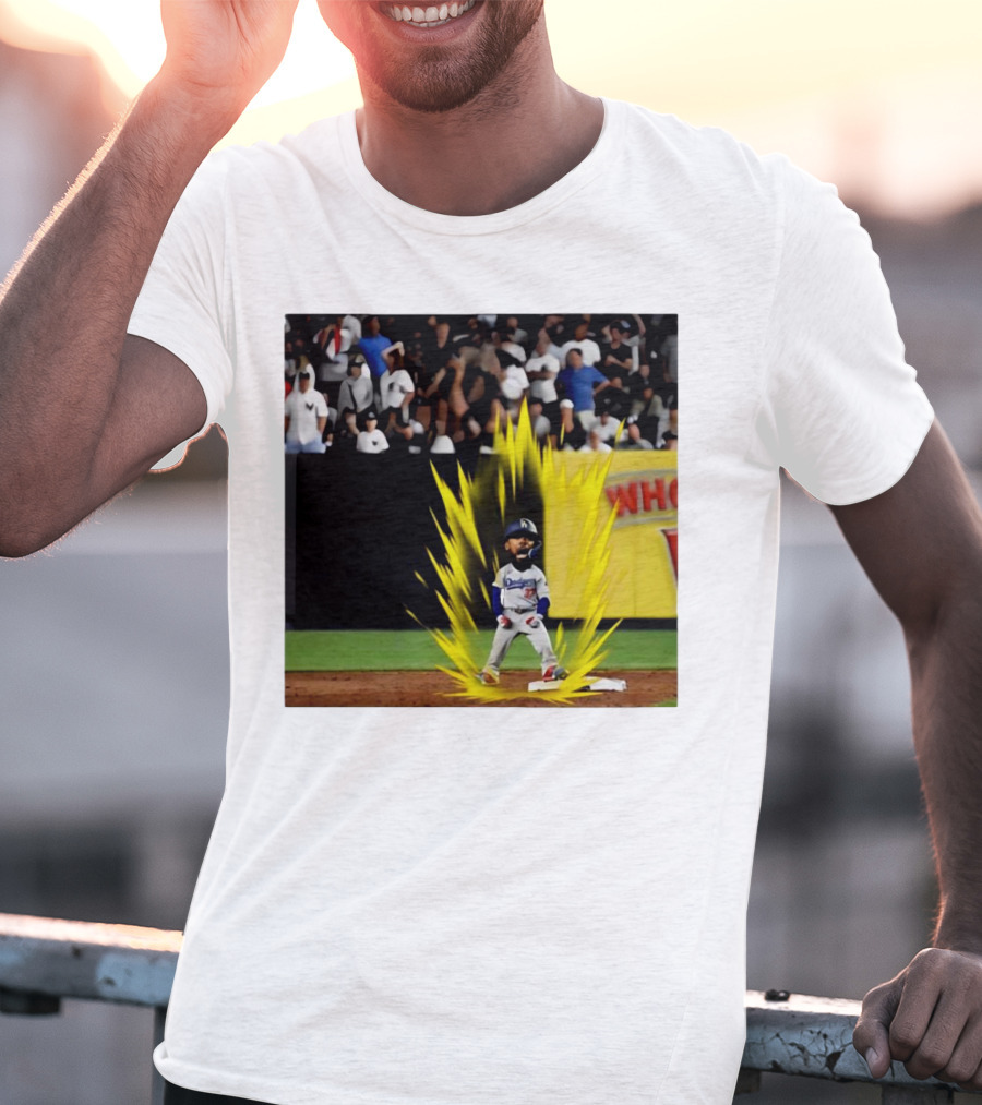 Teoscar Hernández Dodgers Super Saiyan Walk-Off Moment T-Shirt