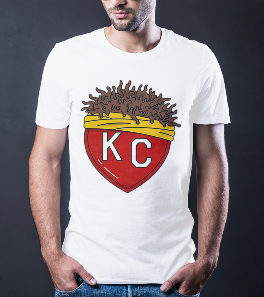 Kansas City Chiefs KC Heart French Fries T-Shirt
