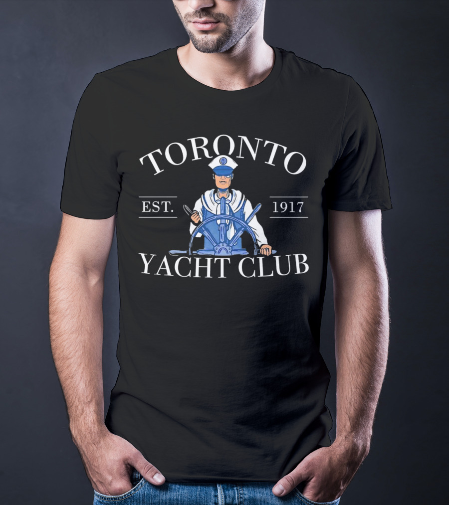 TORONTO YACHT CLUB EST. 1917 SAILOR AT HELM T-Shirt