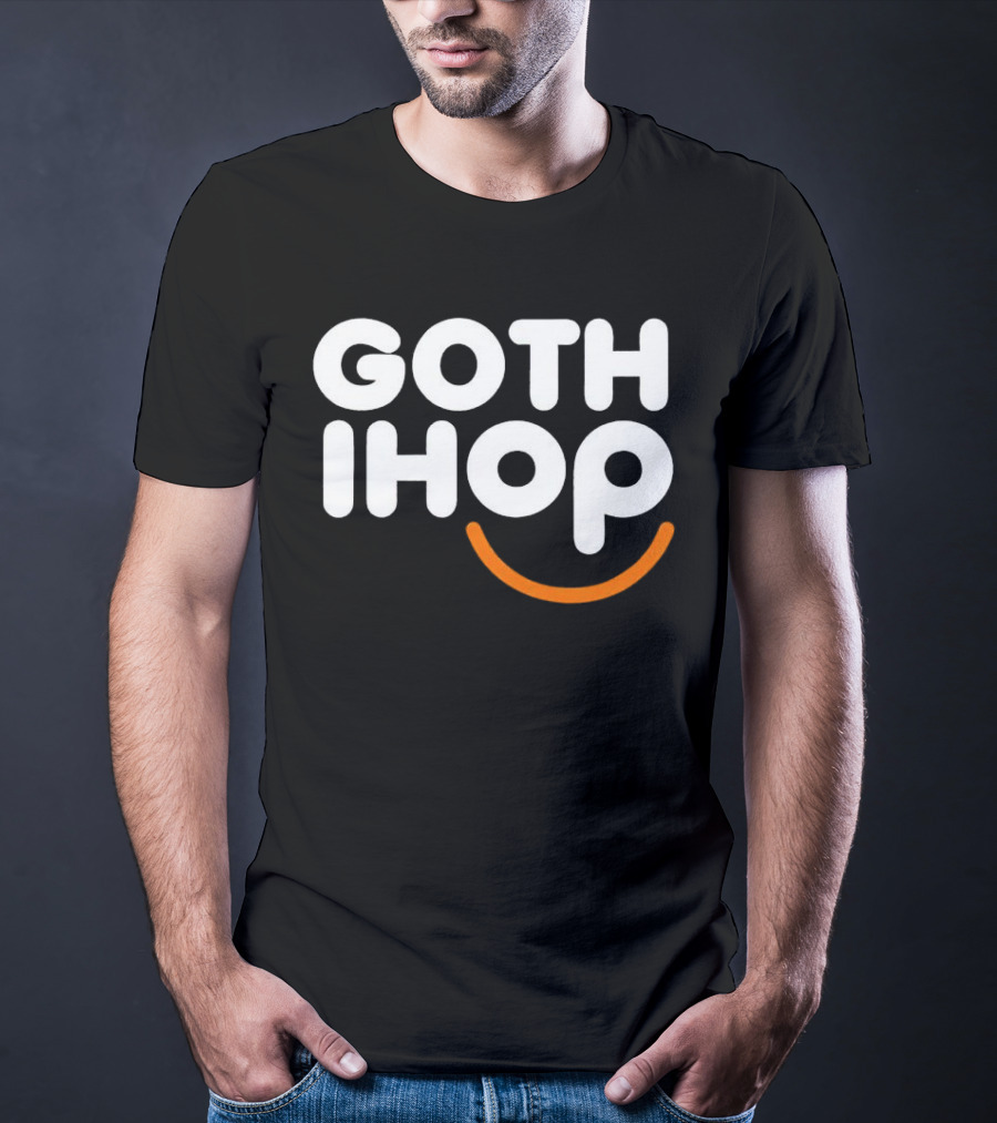 Goth IHOP Merchandise Smile Dark Aesthetic T-Shirt