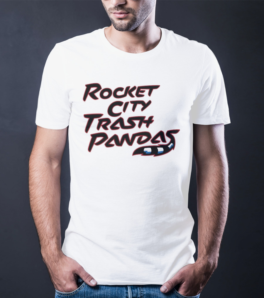 Rocket City Trash Pandas Black Tail T-Shirt
