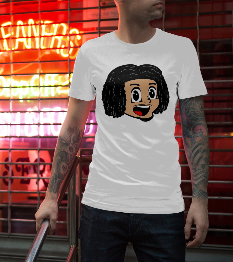 Cookiee Wright Cartoon Face Expression T-Shirt