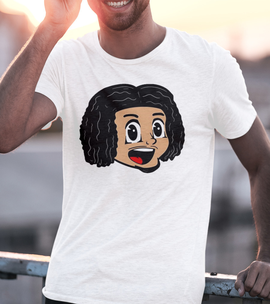 Cookiee Wright Cartoon Face Expression T-Shirt