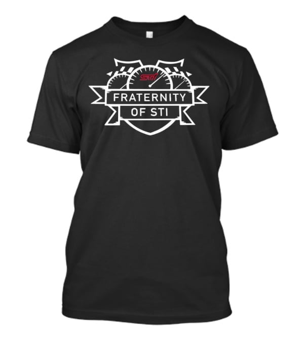 FRATERNITY OF STI Speedometer Shield Emblem T-Shirt