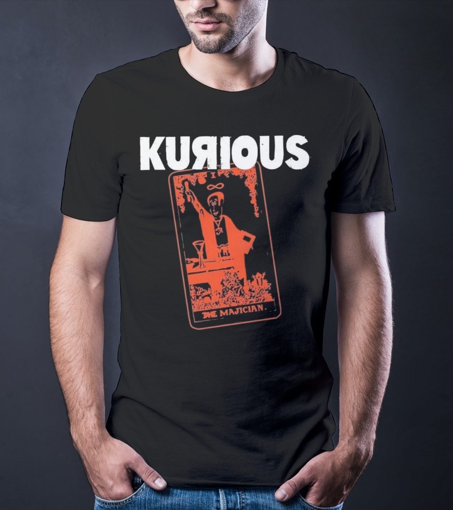 Kurious Gasdrawls The Majician Tarot Card T-Shirt
