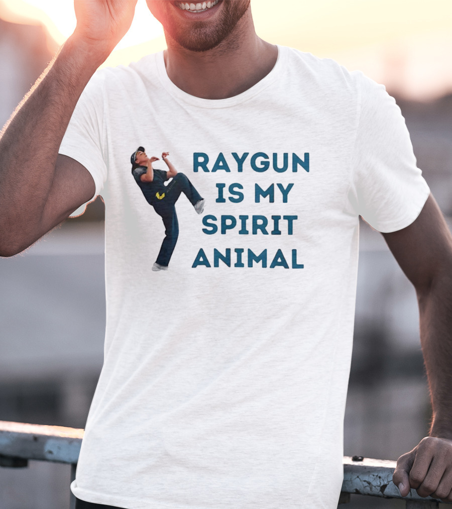 Raygun Is My Spirit Animal Breakdancing T-Shirt