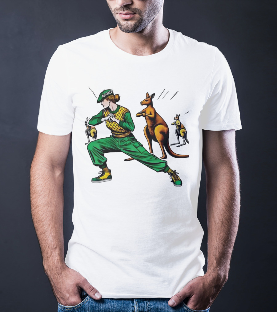 Breakdancing With Kangaroo At Olympics T-Shirt