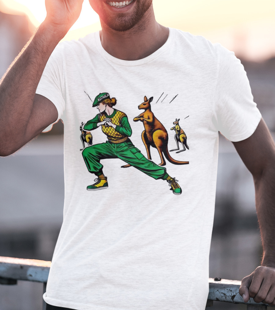 Breakdancing With Kangaroo At Olympics T-Shirt