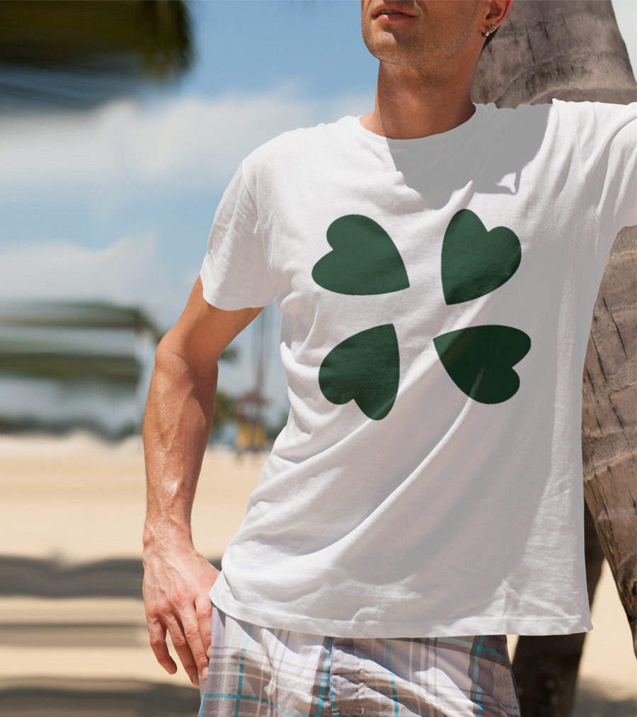 4chan Clover Heart T-Shirt