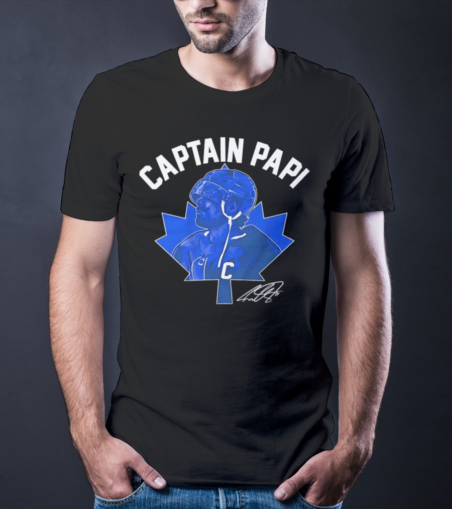 Captain Papi Auston Matthews Toronto Maple Leafs Signature T-Shirt