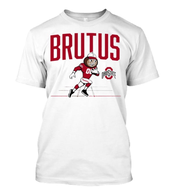 Brutus Ohio State Buckeyes 00 Running Mascot T-Shirt